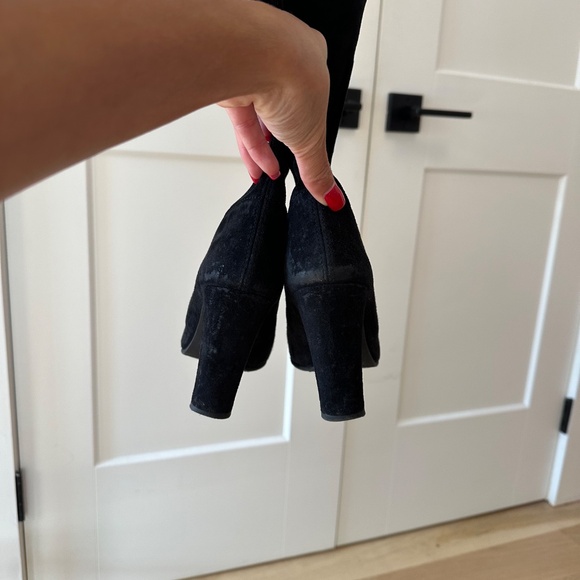 Stuart Weitzman Suede Over the Knee Boot Black Size 7.5M - Picture 10 of 10